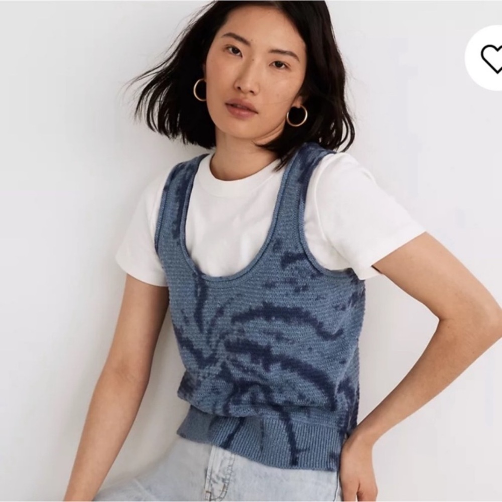 Madewell Fairview Tie-Dye Sweater Tank Top